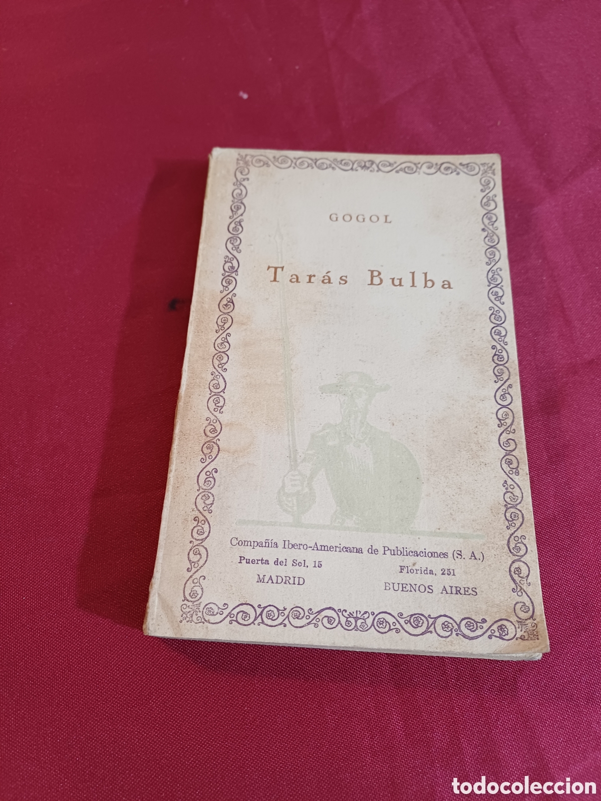 Libros: ANTIGUO LIBRO, GOGOL, TAR&Aacute;S BULBA - Foto 1