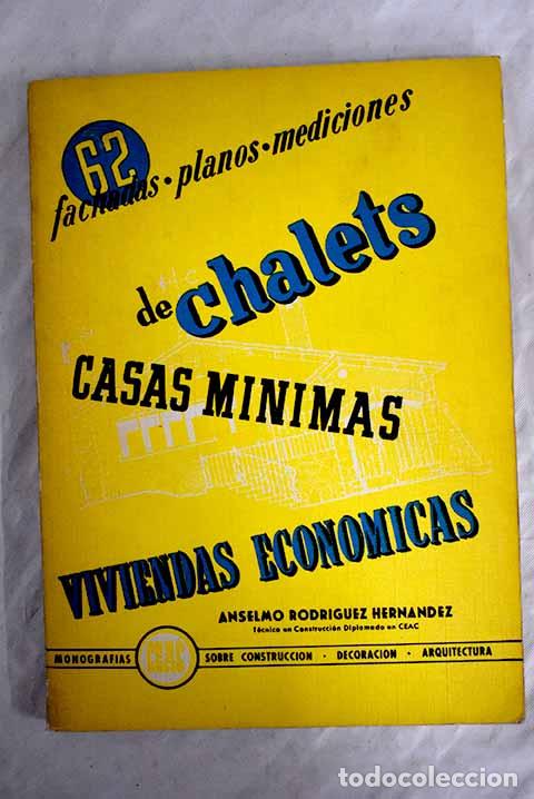Libros: 62 proyectos de Chalets.- Rodr&iacute;guez Hern&aacute;ndez, Anselmo - Foto 1