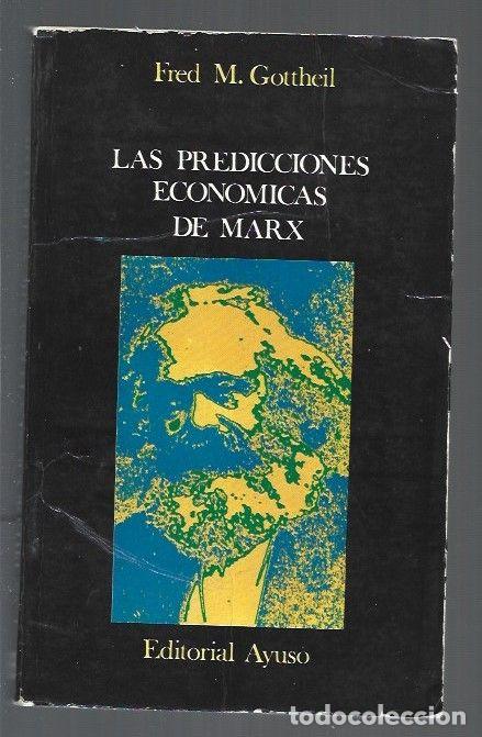 Libros: PREDICCIONES ECONOMICAS DE MARX - LAS - GOTTHEIL, FRED M. - Foto 1