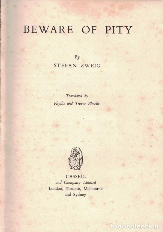 Libros: BEWARE OF PITY. - Zweig. Stefan, - Foto 1