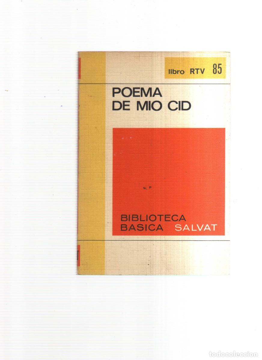 Libros: POEMA DE MIO CID BIBLIOTECA BASICA SALVAT - Foto 1