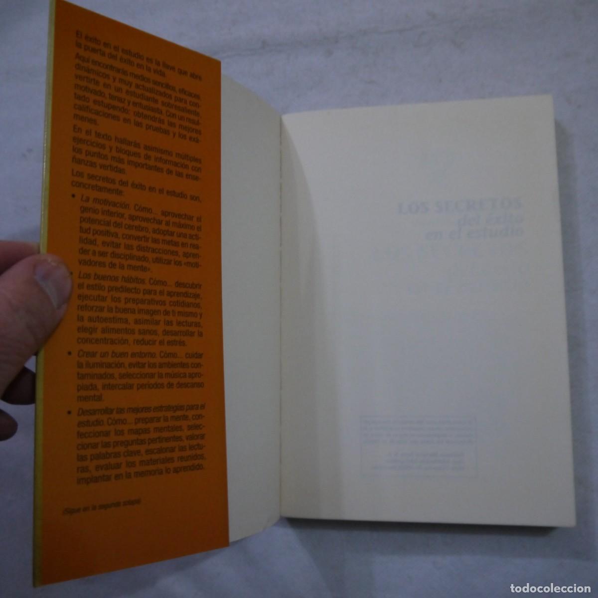 Libros: LOS SECRETOS DEL &Eacute;XITO EN EL ESTUDIO - ERIC JENSEN - MART&Iacute;NEZ ROCA - 1997 - Foto 2