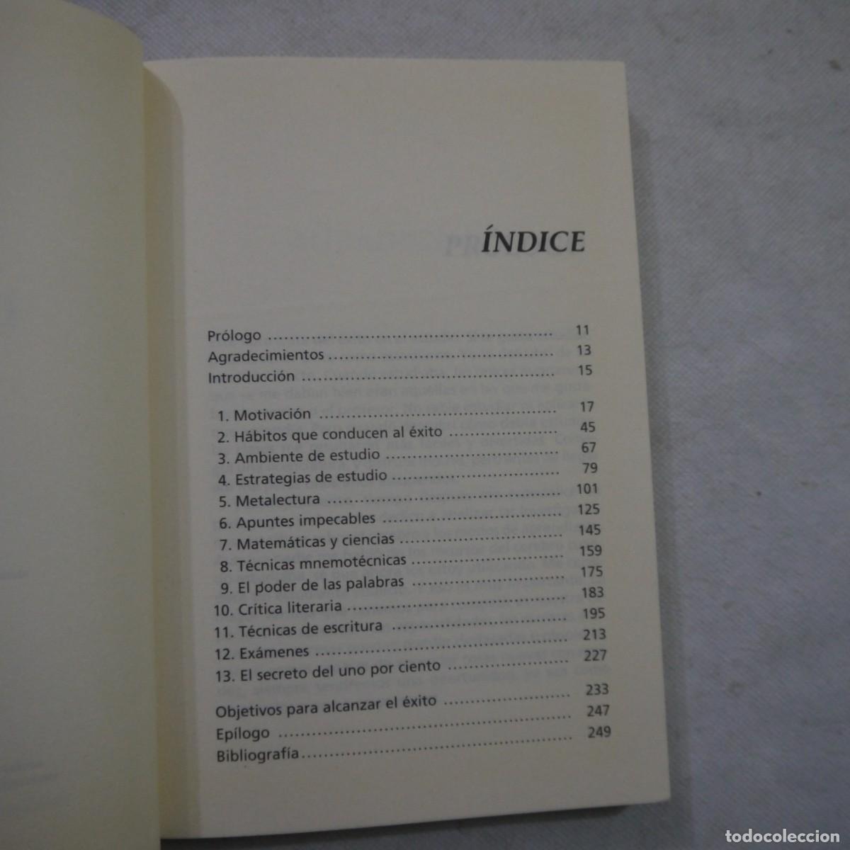 Libros: LOS SECRETOS DEL &Eacute;XITO EN EL ESTUDIO - ERIC JENSEN - MART&Iacute;NEZ ROCA - 1997 - Foto 6