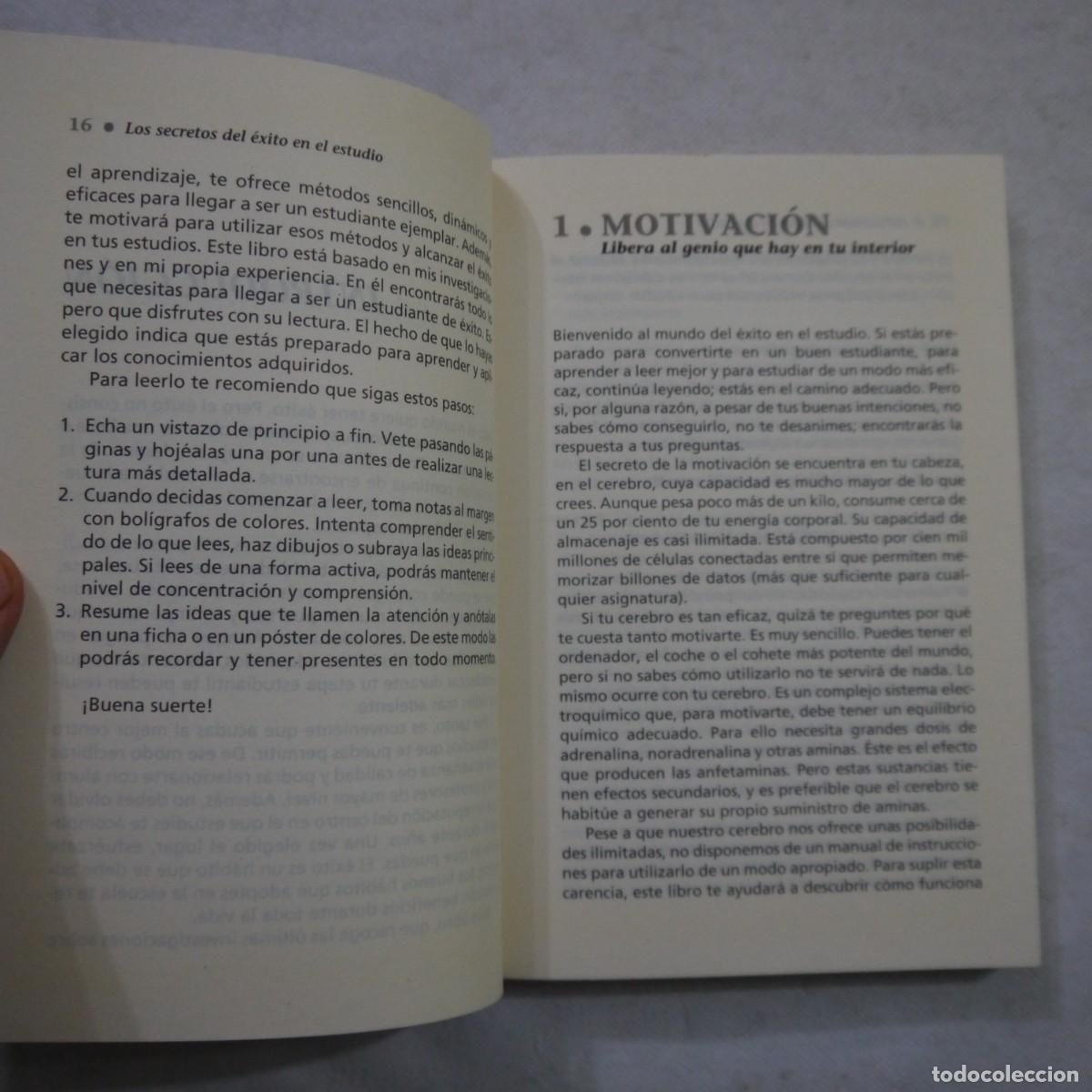 Libros: LOS SECRETOS DEL &Eacute;XITO EN EL ESTUDIO - ERIC JENSEN - MART&Iacute;NEZ ROCA - 1997 - Foto 7