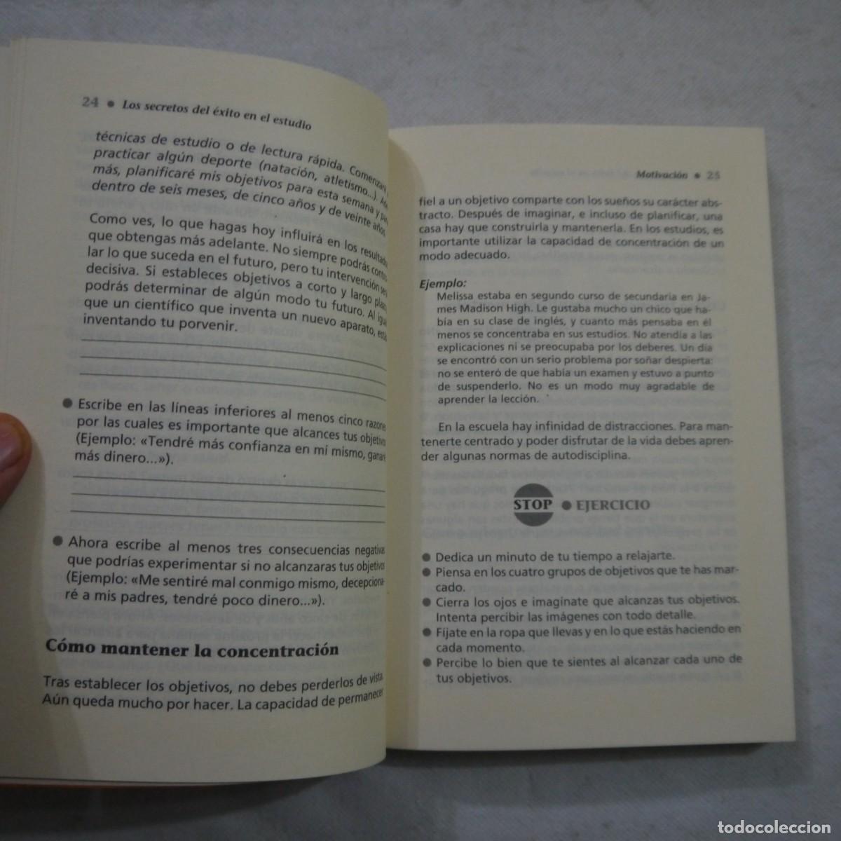 Libros: LOS SECRETOS DEL &Eacute;XITO EN EL ESTUDIO - ERIC JENSEN - MART&Iacute;NEZ ROCA - 1997 - Foto 8