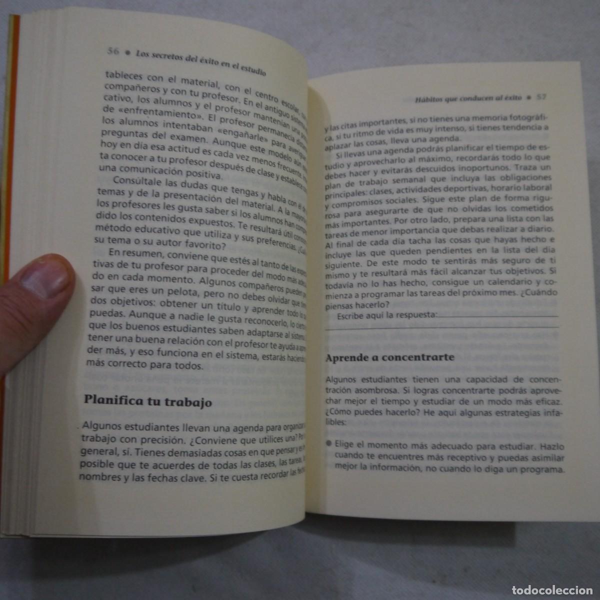 Libros: LOS SECRETOS DEL &Eacute;XITO EN EL ESTUDIO - ERIC JENSEN - MART&Iacute;NEZ ROCA - 1997 - Foto 10