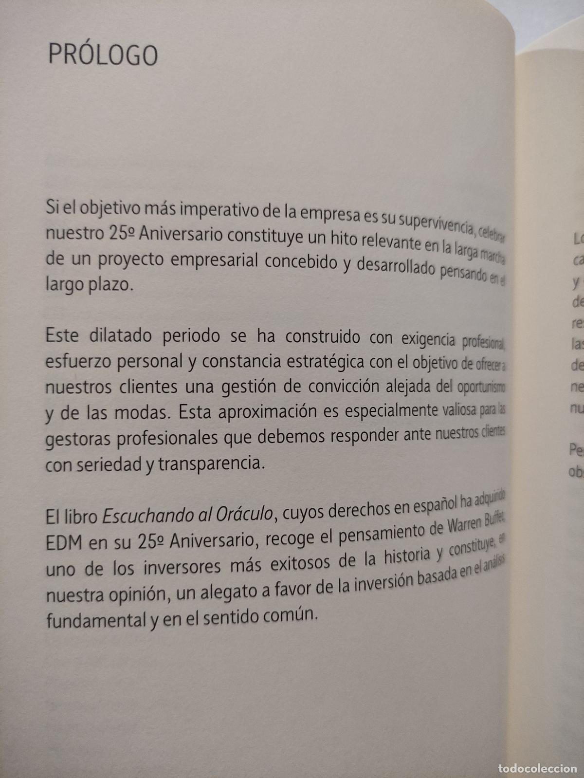 Libros: ESCUCHANDO AL ORACULO - WARREN BUFFET EN SUS PROPIAS PALABRAS - Foto 3