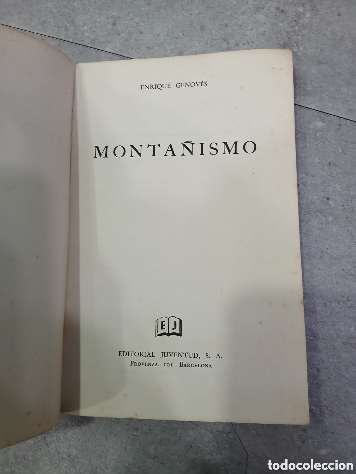 Libros: Enrique Genov&eacute;s. Monta&ntilde;ismo. (L99) - Foto 2