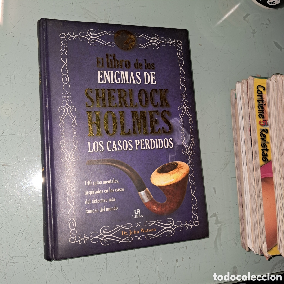 Libros: El libro de los enigmas de Sherlock holmes,Libsa - Foto 1