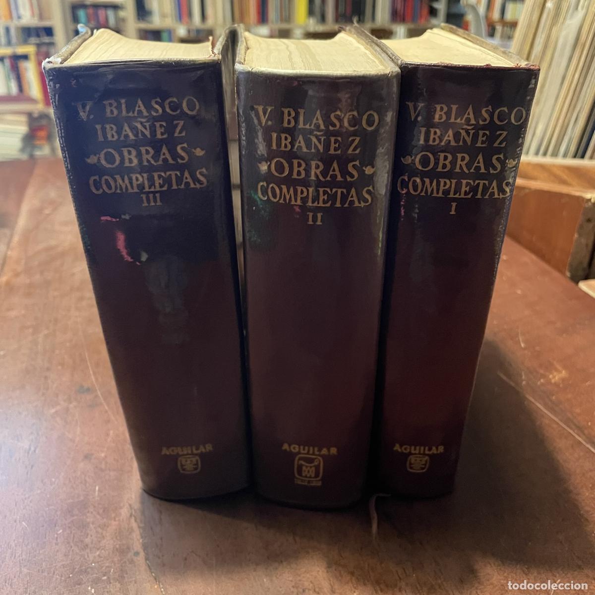 Libros: Obras completas. 3 vols - Vicente Blasco Ib&aacute;&ntilde;ez - Foto 2