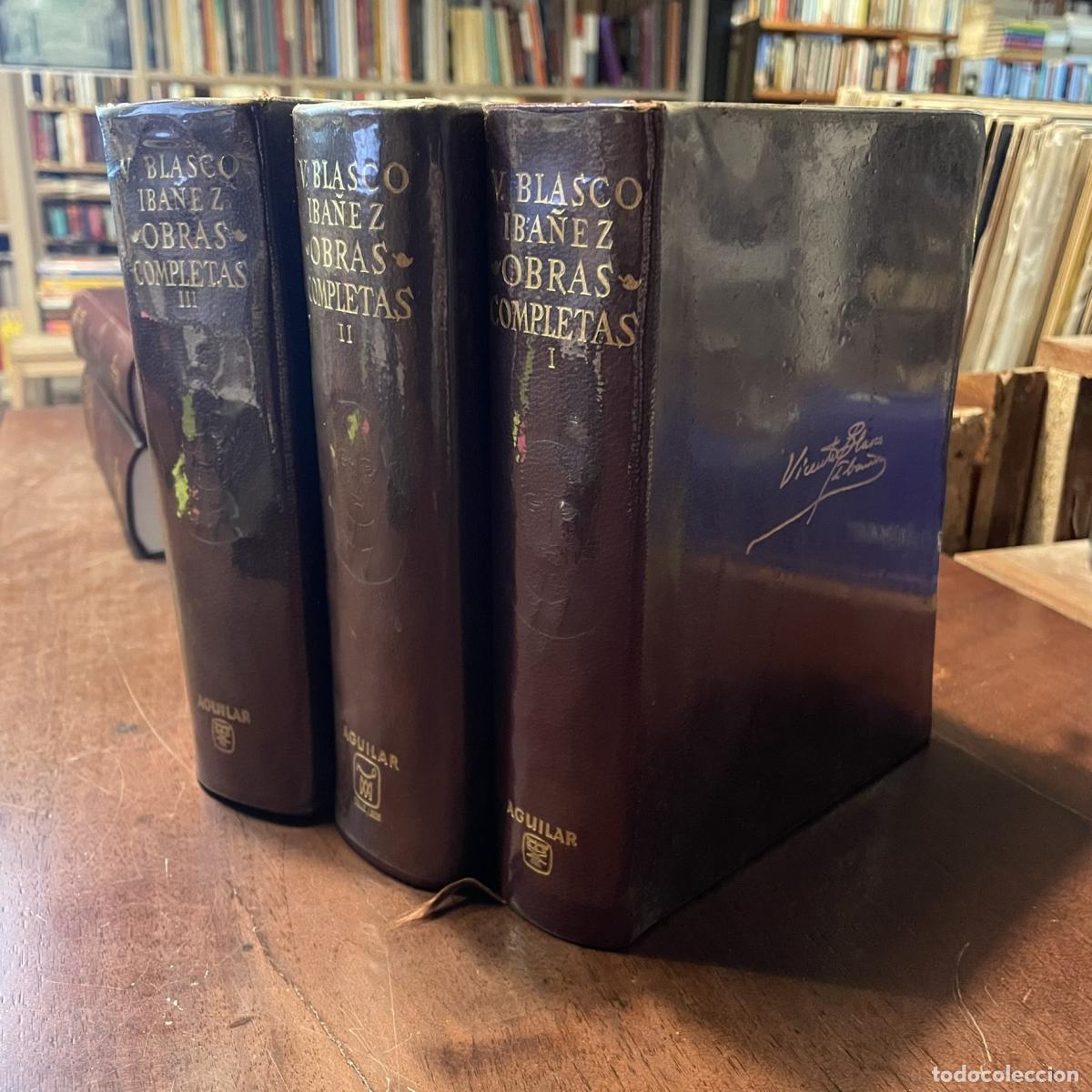 Libros: Obras completas. 3 vols - Vicente Blasco Ib&aacute;&ntilde;ez - Foto 1