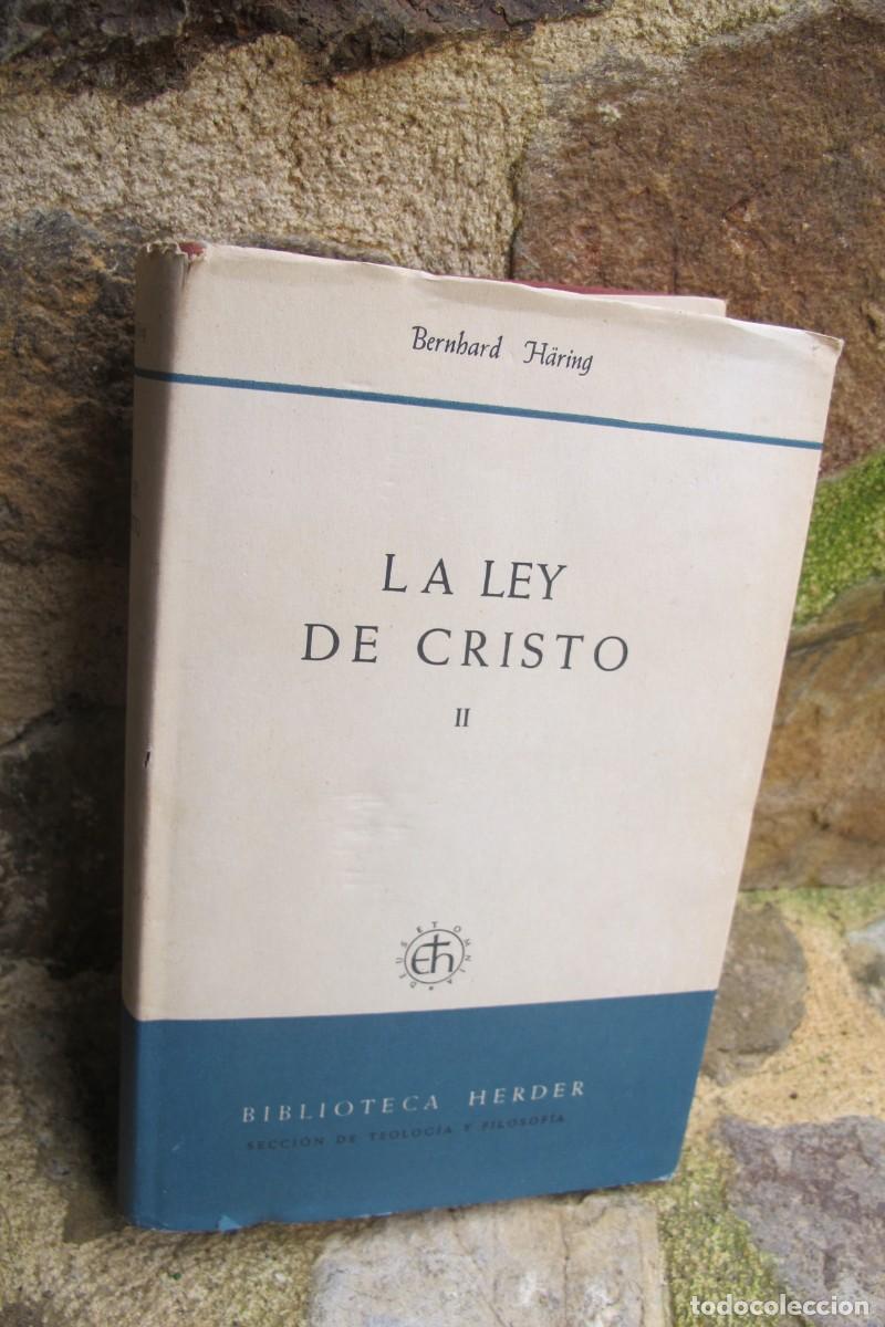 Libros: LA LEY DE CRISTO II. BERNHARD HARING. HERDER - Foto 1