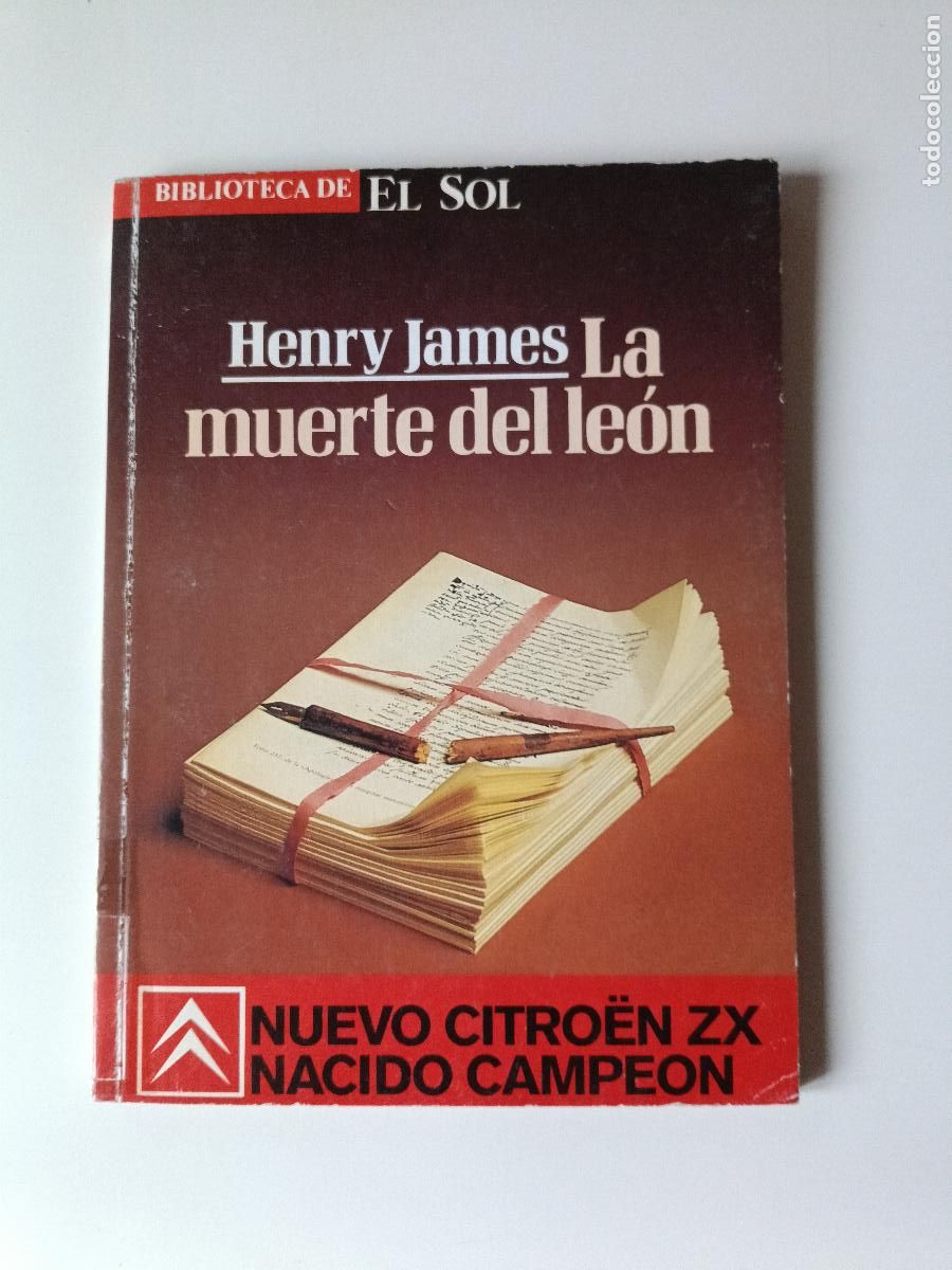 Libros: La muerte del le&oacute;n - Henry James - Foto 1