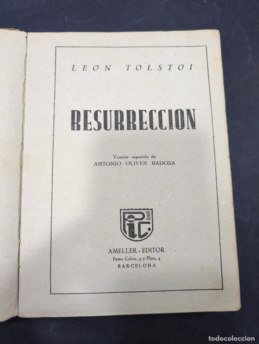 Libros: Resurrecci&oacute;n - Leon Tolstoy editorial ameller - Foto 3