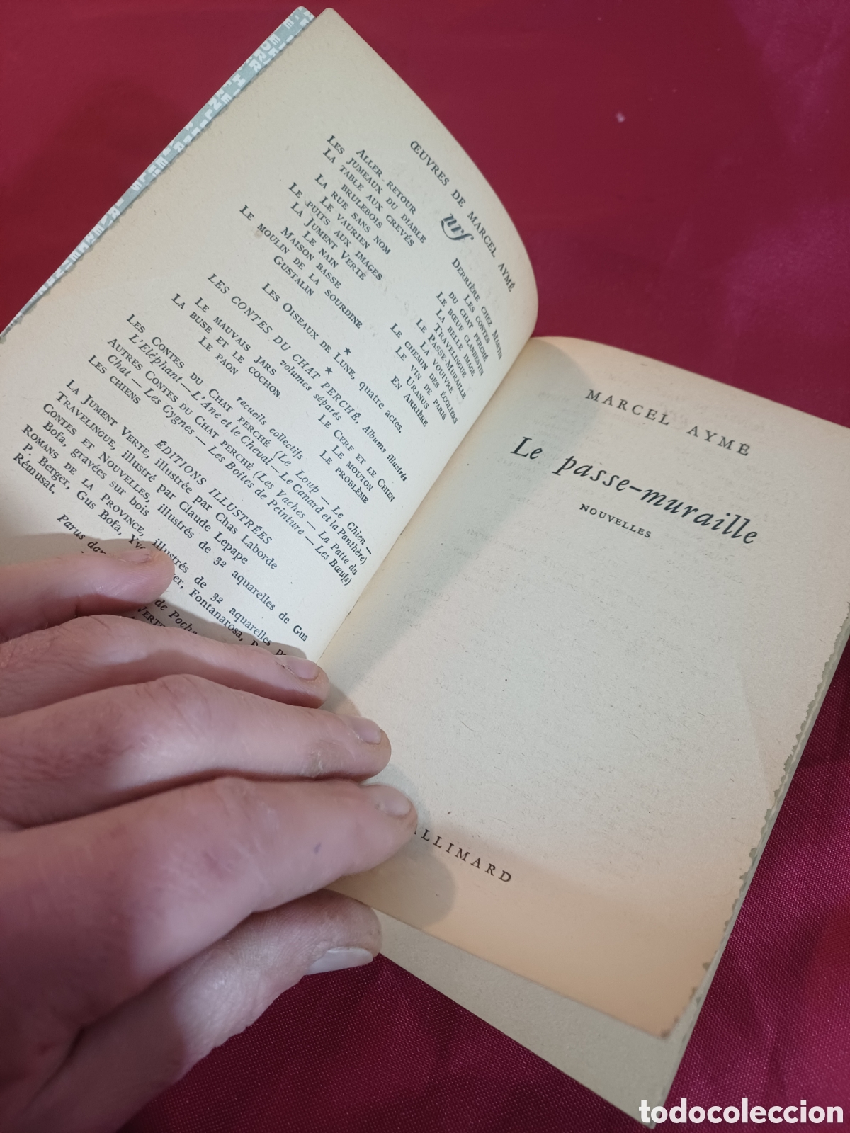 Libros: LIBRO, LE PASSE-MURAILLE, EN FRANC&Eacute;S - Foto 4