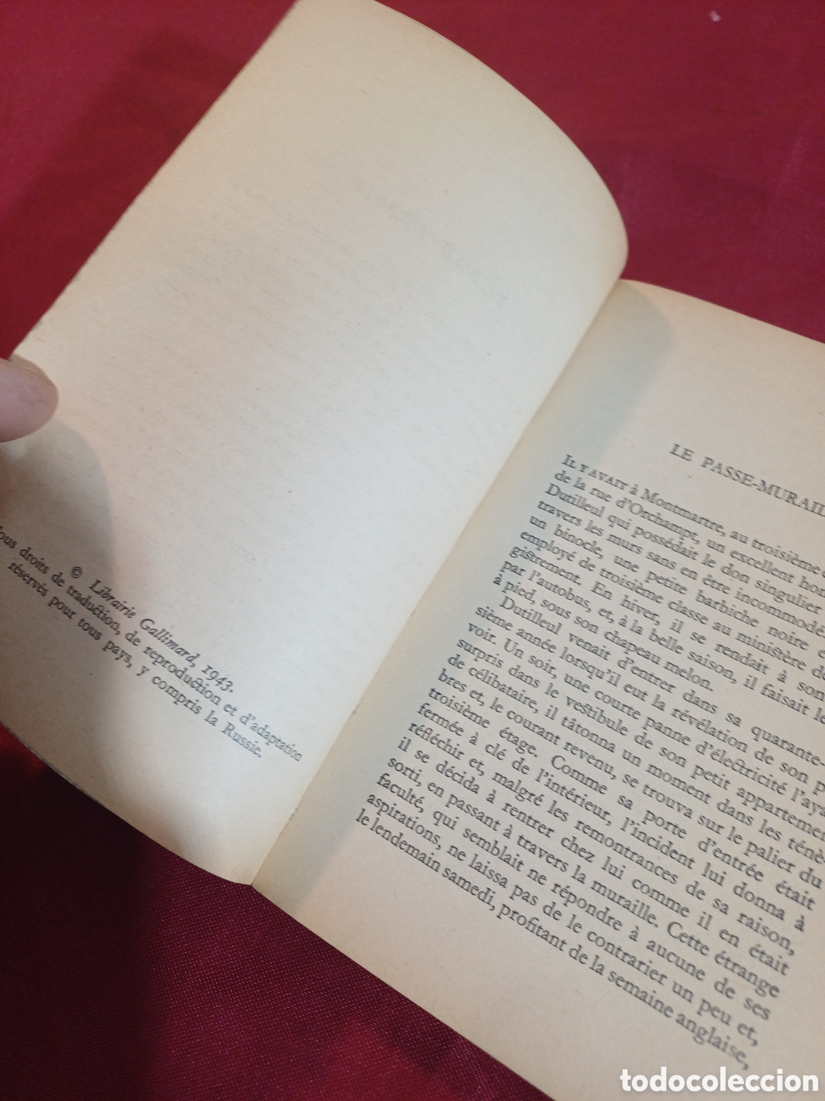 Libros: LIBRO, LE PASSE-MURAILLE, EN FRANC&Eacute;S - Foto 5