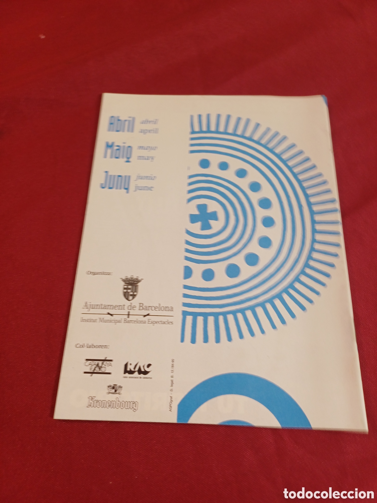 Libros: PROGRAMA MERCAT DE LES FLORS 90, (BARCELONA) - Foto 3
