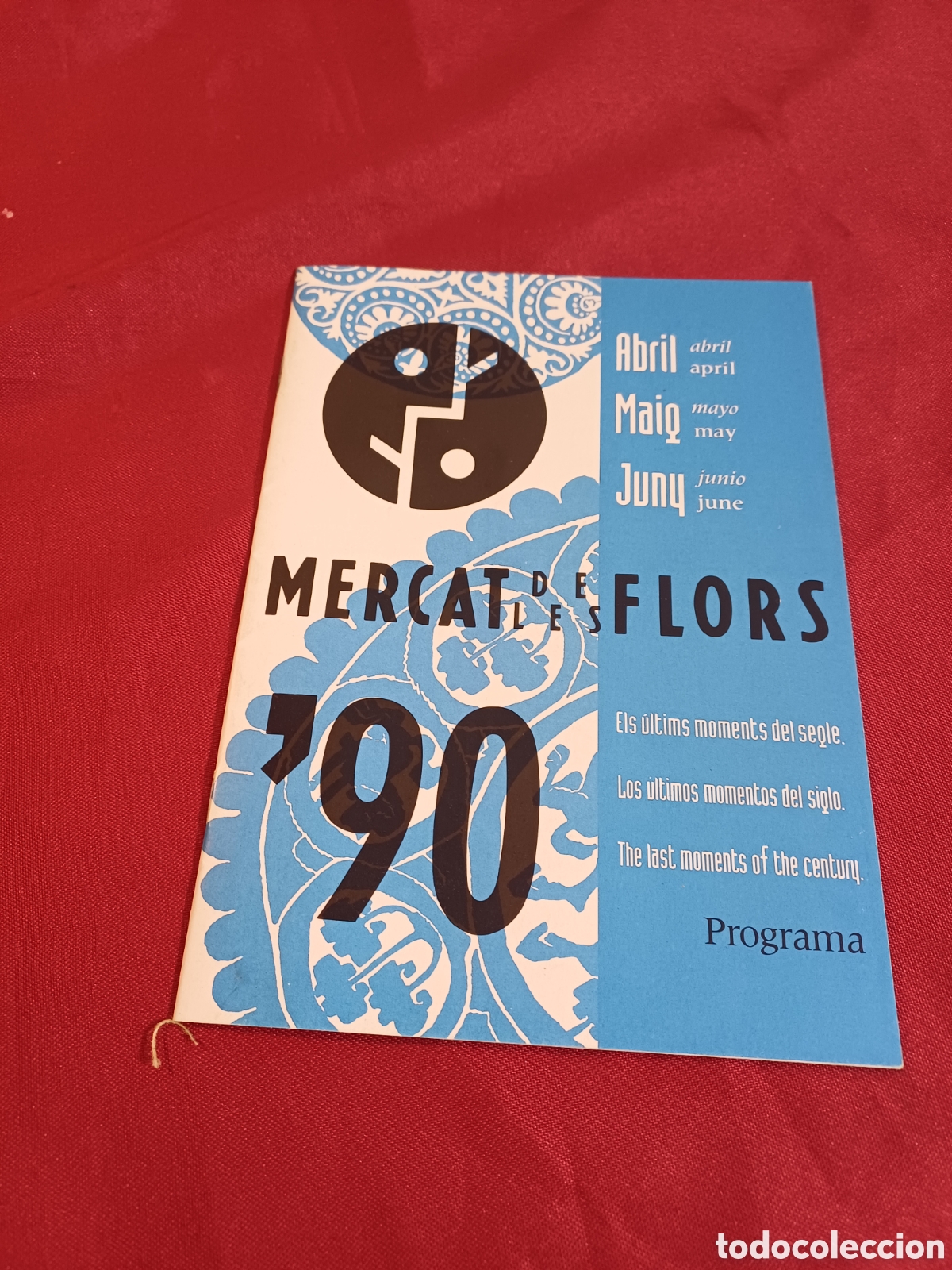 Libros: PROGRAMA MERCAT DE LES FLORS 90, (BARCELONA) - Foto 1