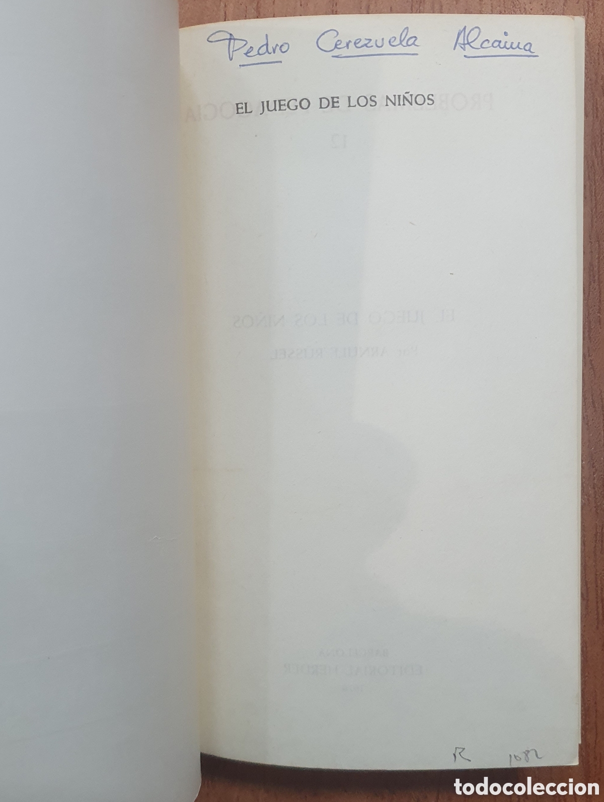 Libros: El Juego de los Ni&ntilde;os - Arnulf R&uuml;ssel - Foto 3
