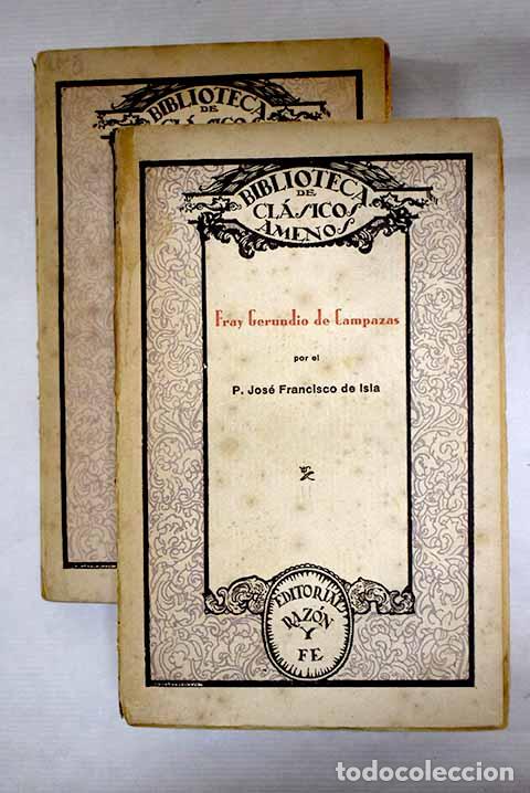 Libros: Fray Gerundio de Campazas: selecci&oacute;n.- Isla, Jos&eacute; Francisco de - Foto 1