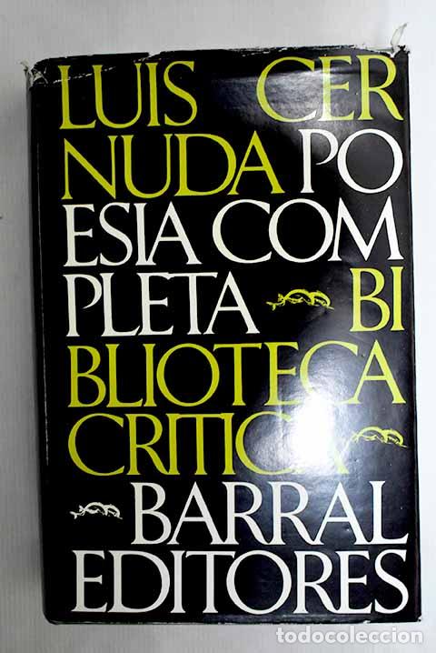 Libros: Poes&iacute;a completa: Cernuda, Luis.- Cernuda, Luis - Foto 1