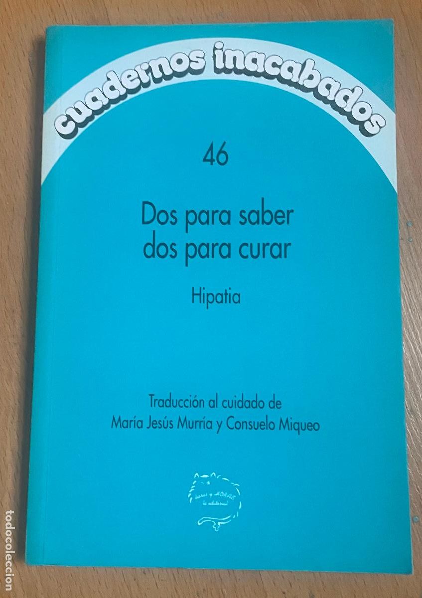 Libros: DOS PARA SABER DOS PARA CURAR, Hipatia - Foto 1