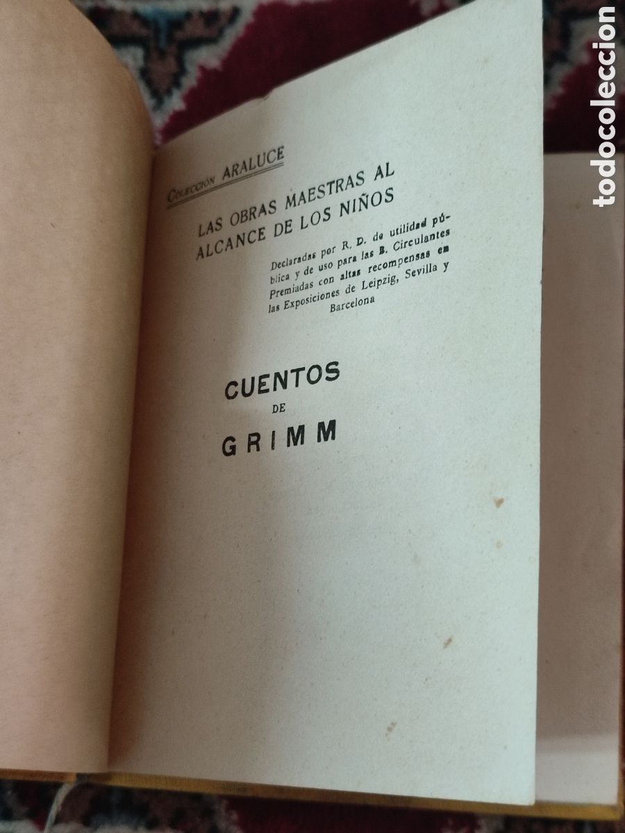Libros: Cuentos de Grimm Editorial Araluce - Foto 3