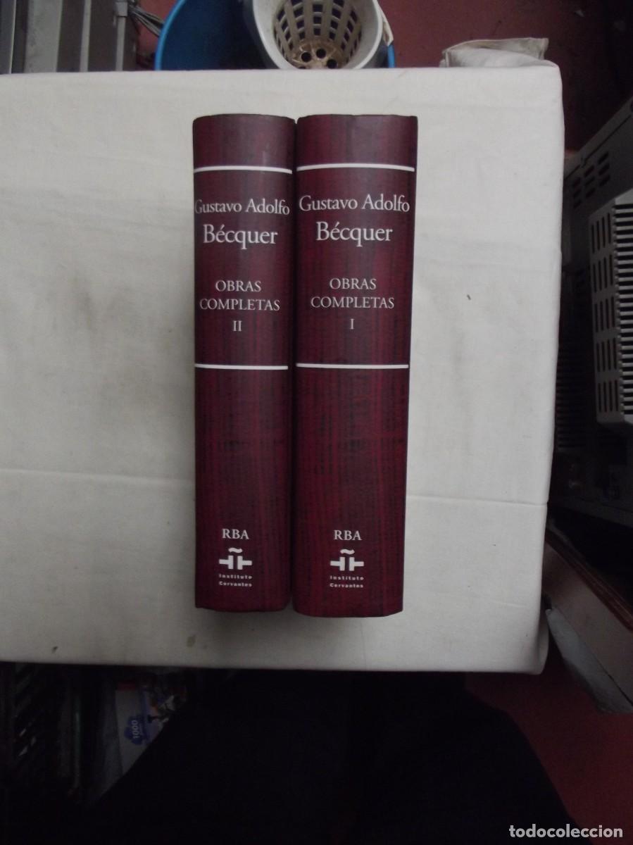Libros: OBRAS COMPLETAS DE GUSTAVO ADOLFO BECQUER 2 TOMOS - Foto 2