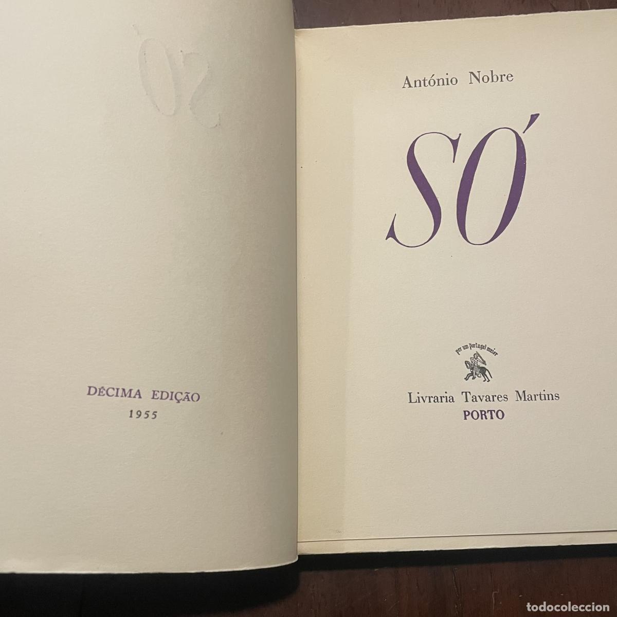 Libros: S&oacute; (portugu&eacute;s) - Ant&oacute;nio Nobre - Foto 2
