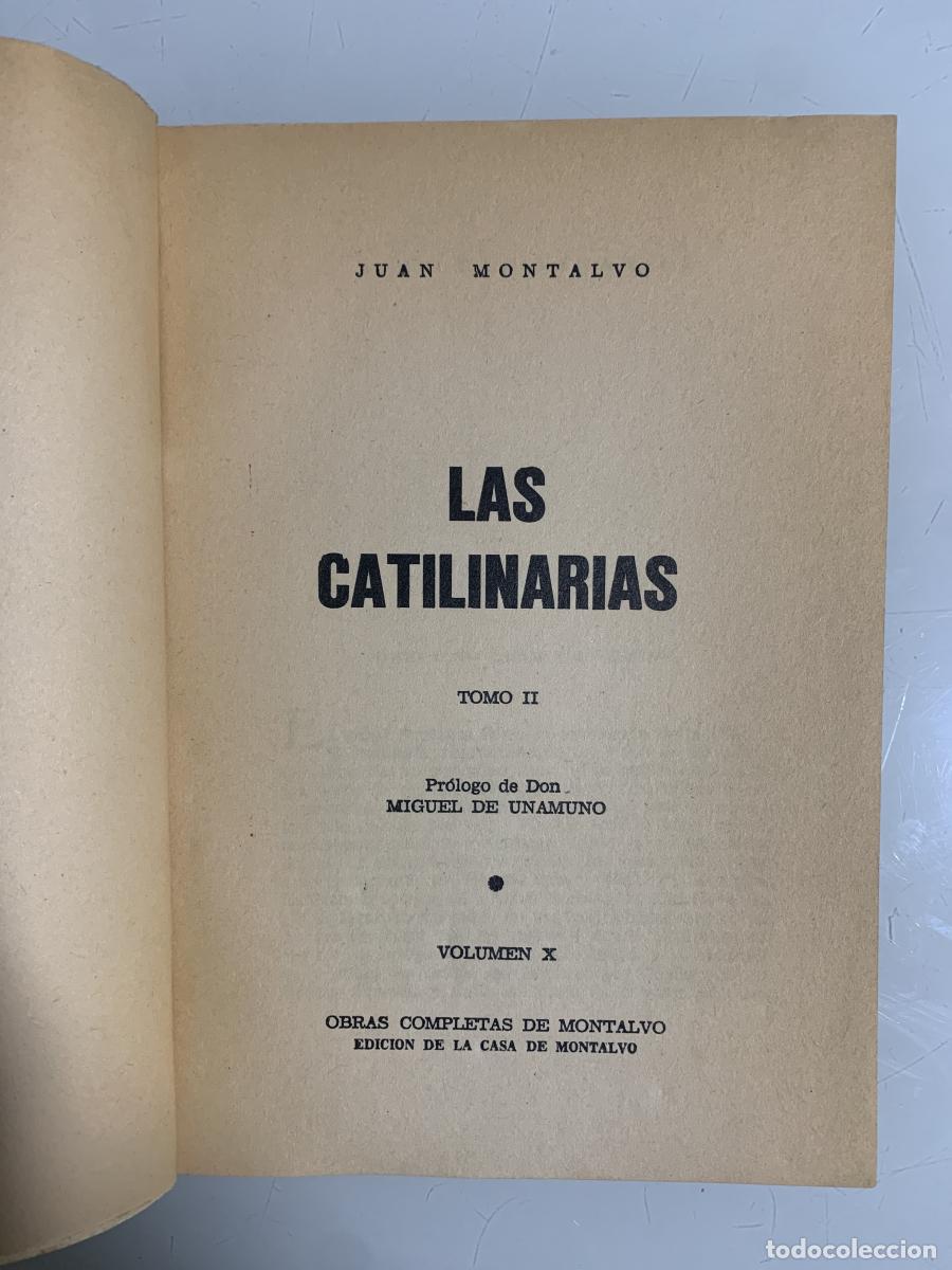 Libros: LAS CATILINARIAS (2 tomos) - Juan Montalvo - Foto 4