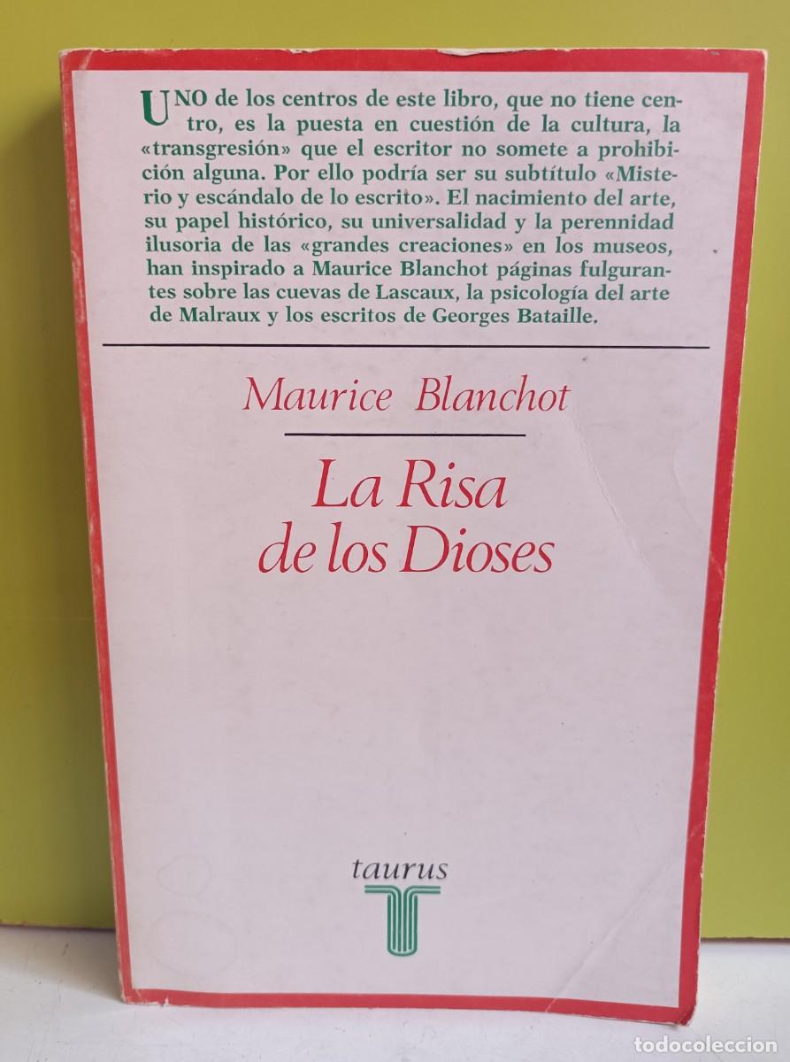 Libros: La risa de los dioses. Maurice Blanchot. Ed Taurus - Foto 1