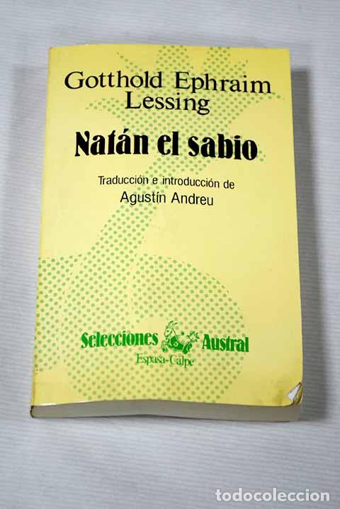 Libros: Nat&aacute;n el sabio: Lessing, Gotthold Ephraim.- Lessing, Gotthold Ephraim - Foto 1