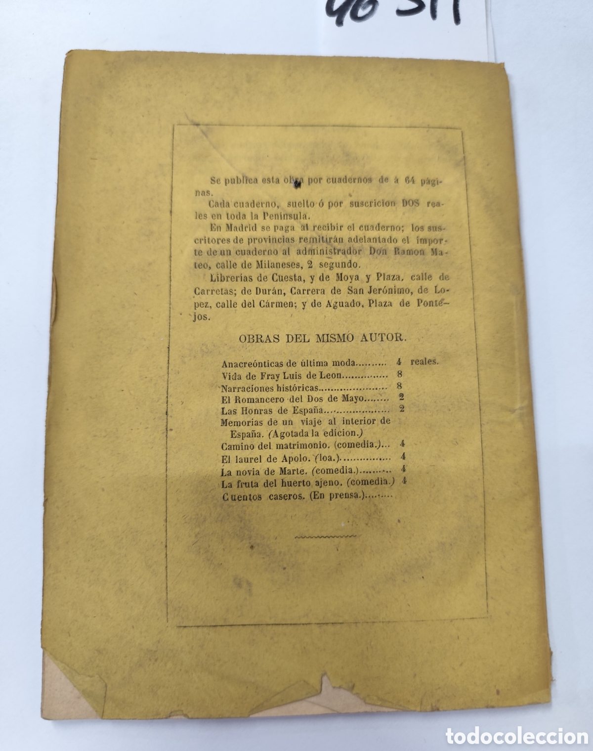 Libros: LA NUEVA ESPA&Ntilde;A. A&ntilde;o 1872 - GONZALEZ DE TEJADA,Jos&eacute; - Foto 3