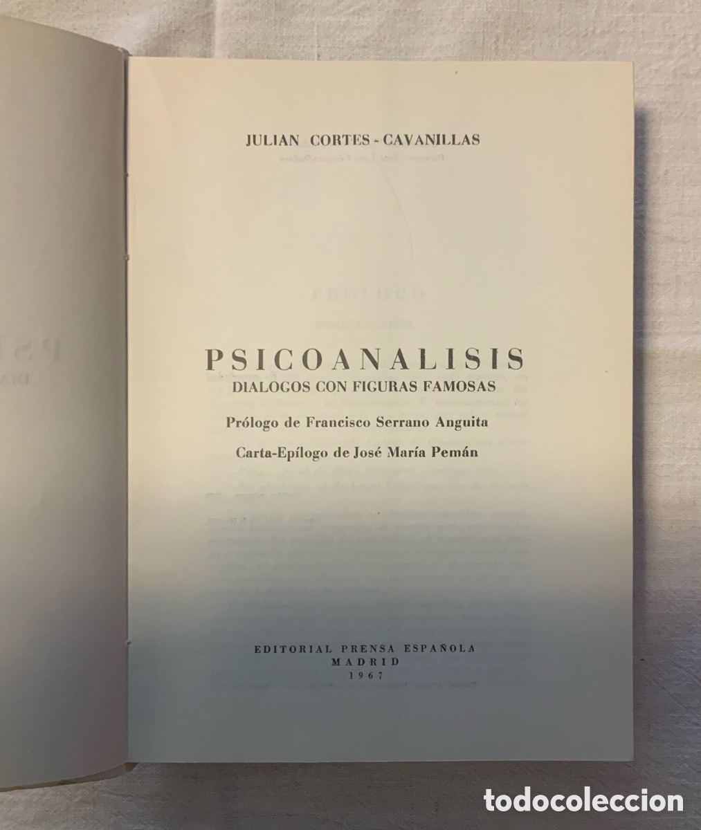 Libros: Psicoan&aacute;lisis. Di&aacute;logos con figuras famosas. - Foto 3