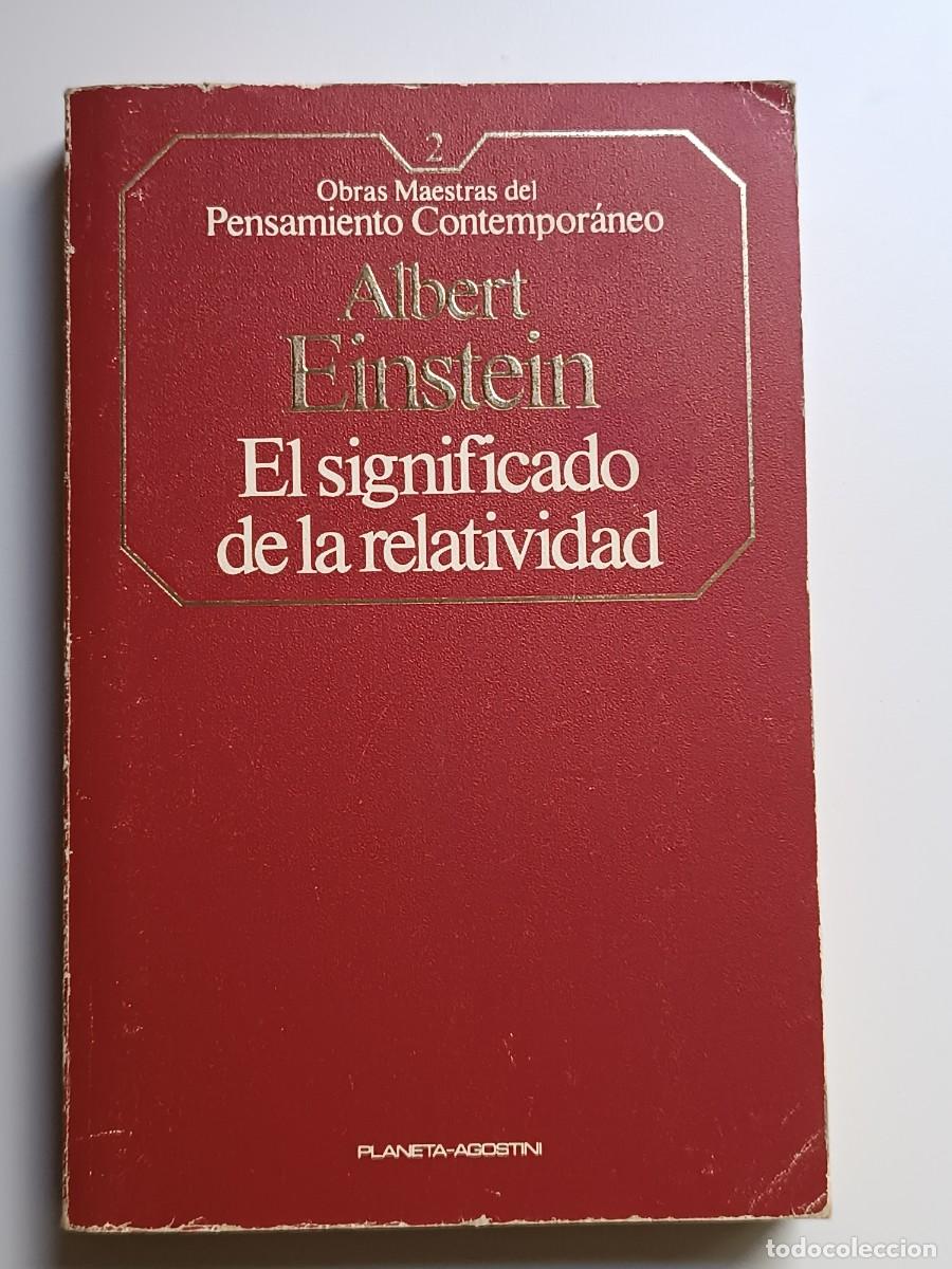 Libros: EL SIGNIFICADO DE LA RELATIVIDAD ALBERT EINSTEIN - Foto 1