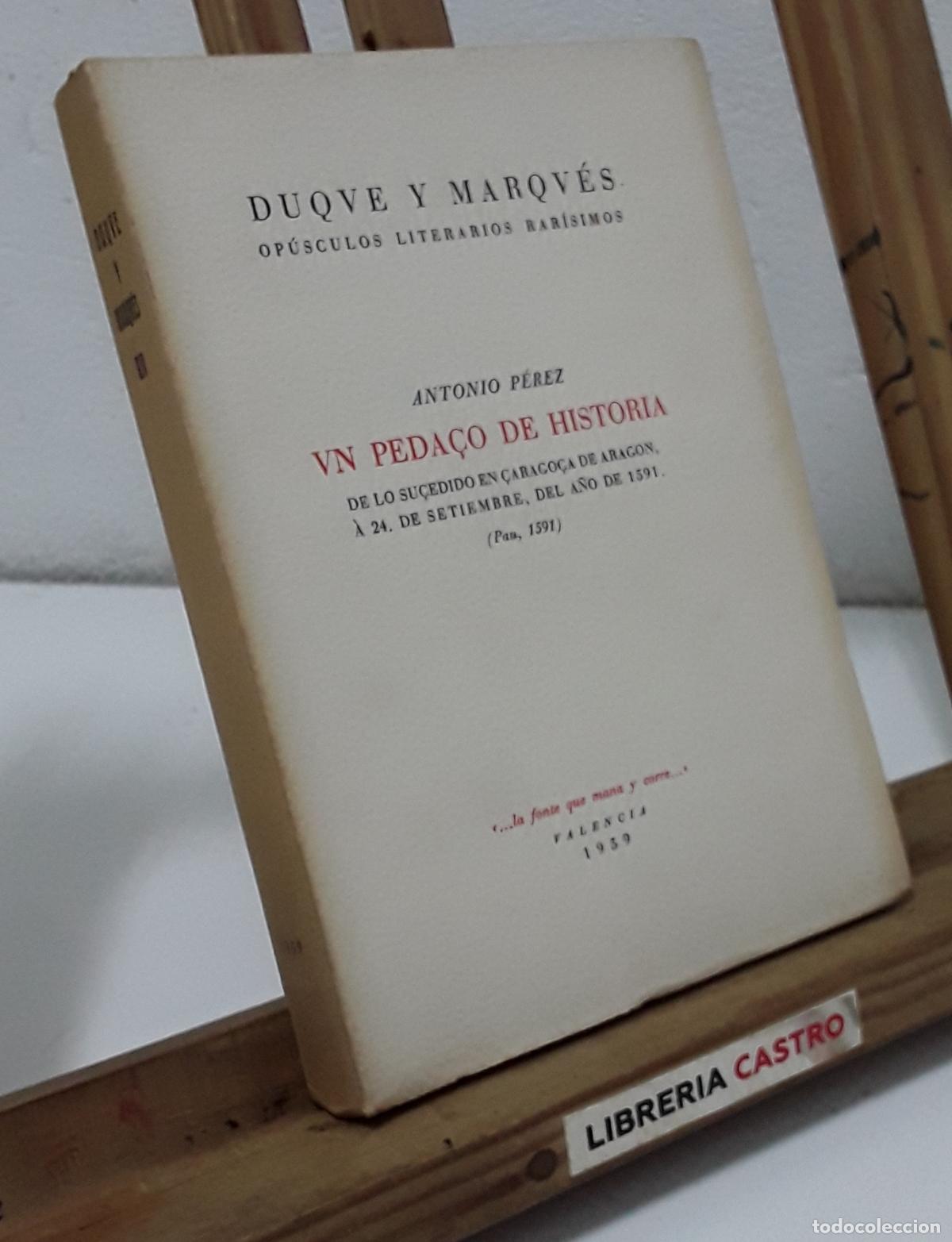 Libros: Un peda&ccedil;o de historia. Facs&iacute;mil - Antonio P&eacute;rez. - Foto 1