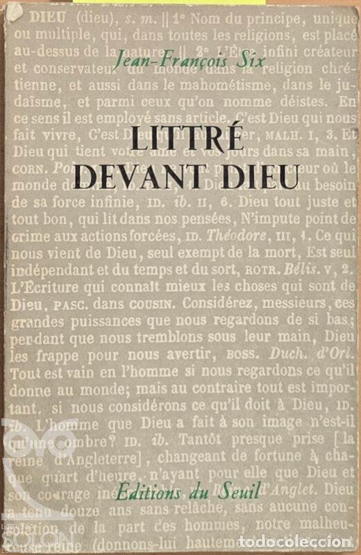 Libros: Littr&eacute; devant Dieu - Jean-Fran&ccedil;ois Six - Foto 1