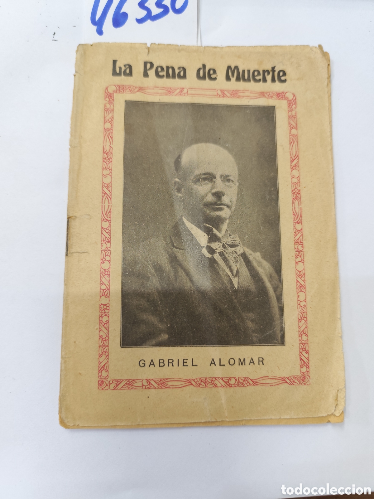 Libros: LA PENA DE MUERTE. 1&ordf; Edici&oacute;n. A&ntilde;o 1925 - ALOMAR,Gabriel - Foto 1