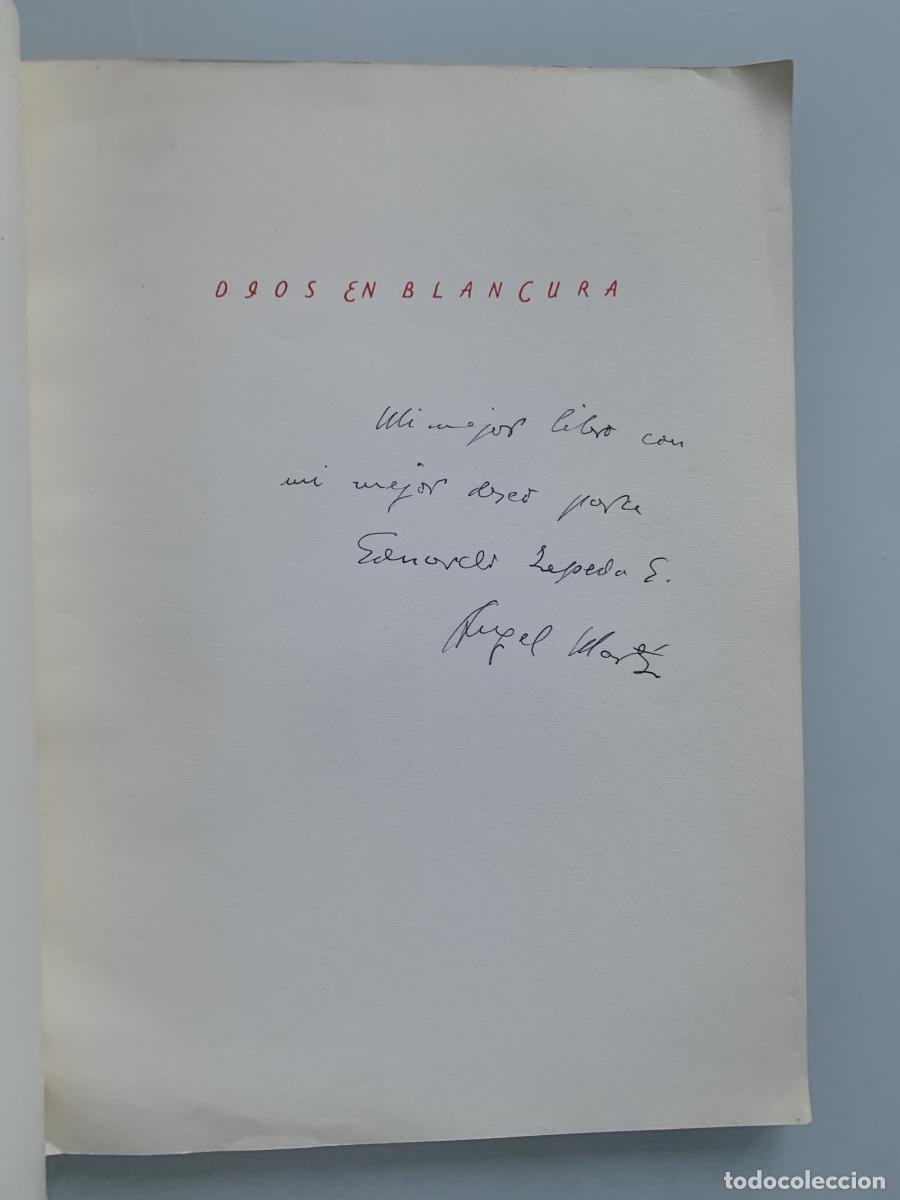 Libros: DIOS EN BLANCURA (Dedicado autor) - &Aacute;ngel - Foto 2