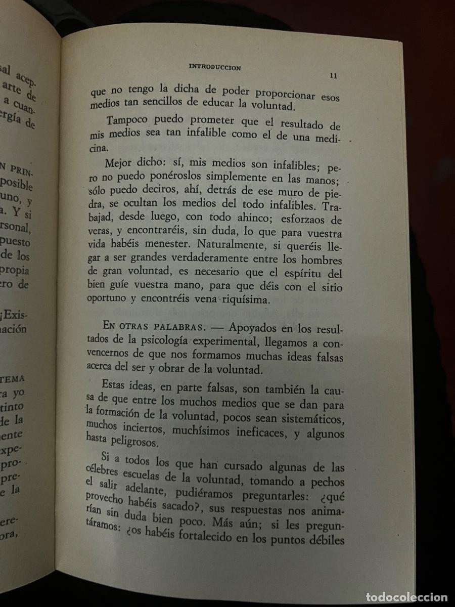 Libros: EL PODER DE LA VOLUNTAD,JUAN LINDWORSKY,1965,243 PAG - Foto 6