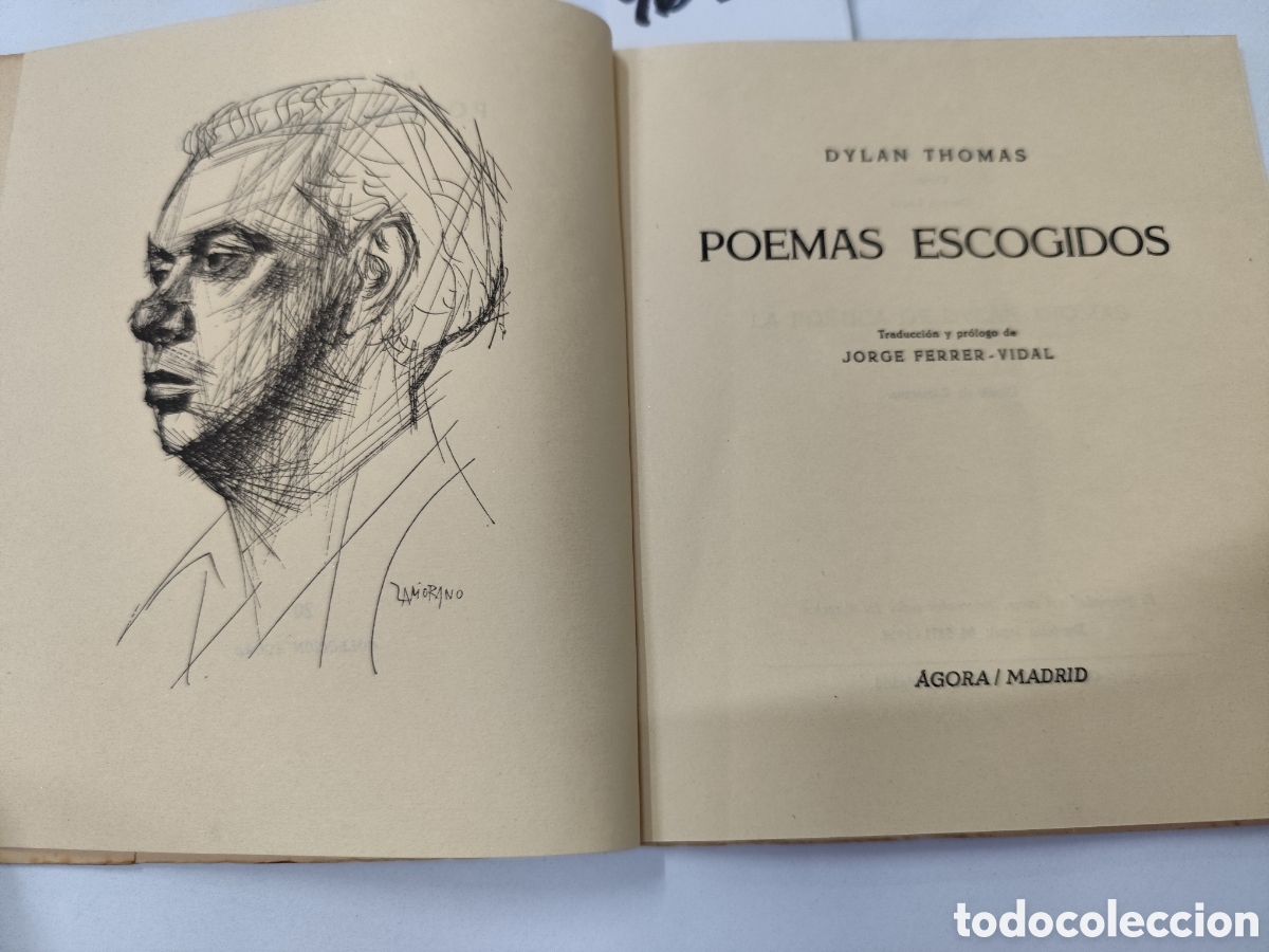 Libros: POEMAS ESCOGIDOS. A&ntilde;o 1958 - THOMAS,Dylan - Foto 2