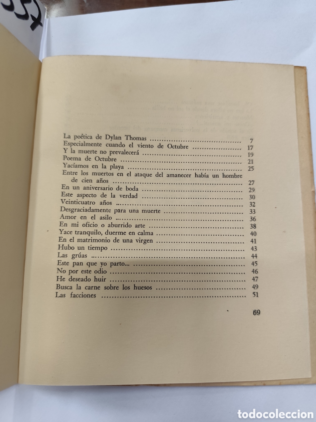 Libros: POEMAS ESCOGIDOS. A&ntilde;o 1958 - THOMAS,Dylan - Foto 3