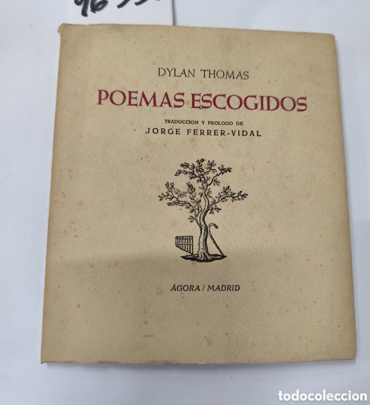 Libros: POEMAS ESCOGIDOS. A&ntilde;o 1958 - THOMAS,Dylan - Foto 1