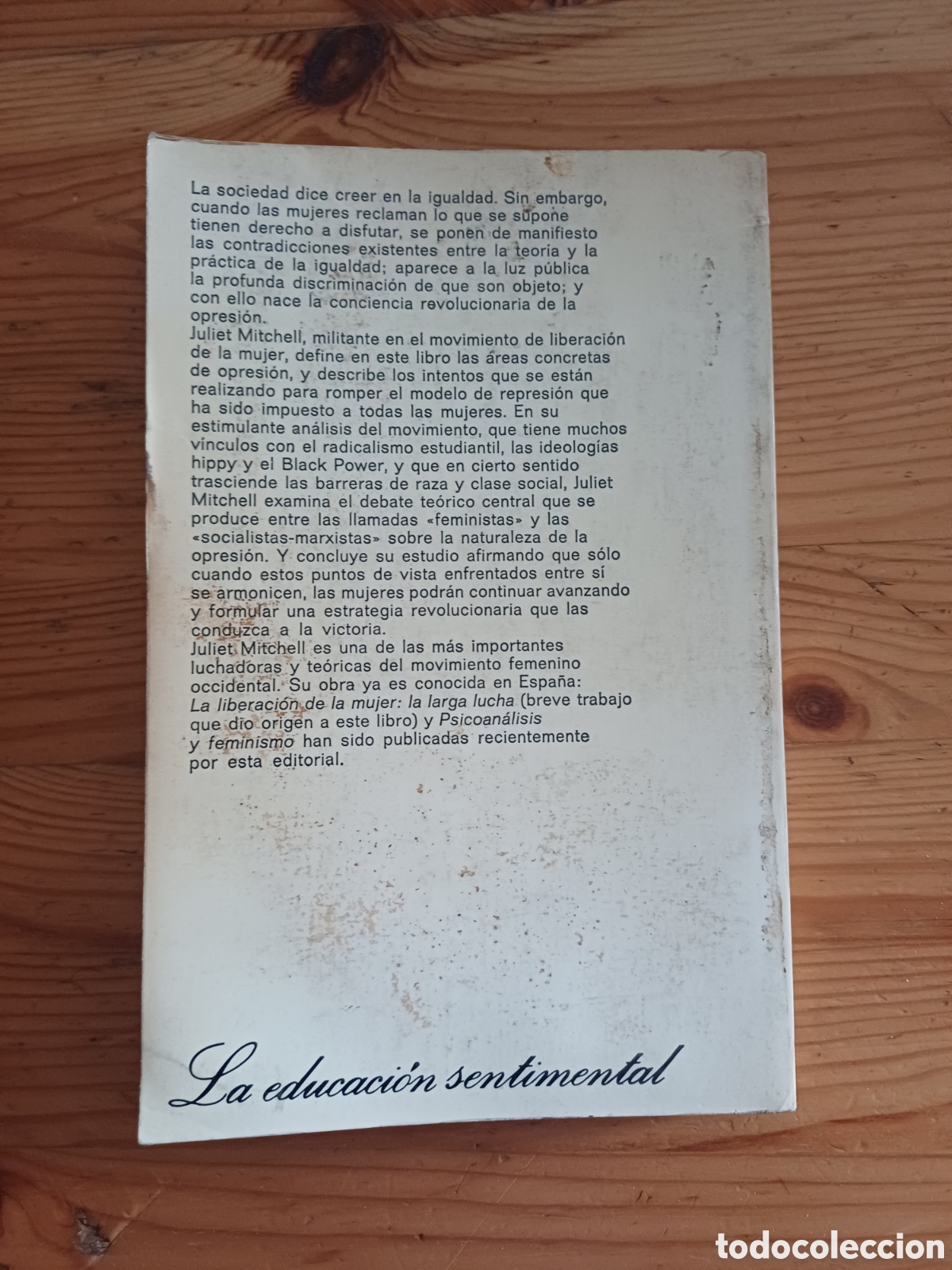 Libros: La condicion de la mujer Juliet Mitchell Editorial Anagrama - Foto 4