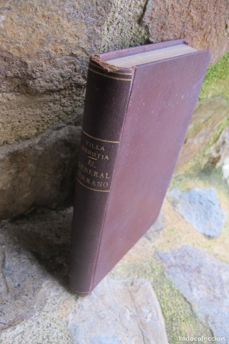 Libros: EL GENERAL SERRANO DUQUE DE LA TORRE. EL MARQUES DE VILLA-URRUTIA 1929 - Foto 1