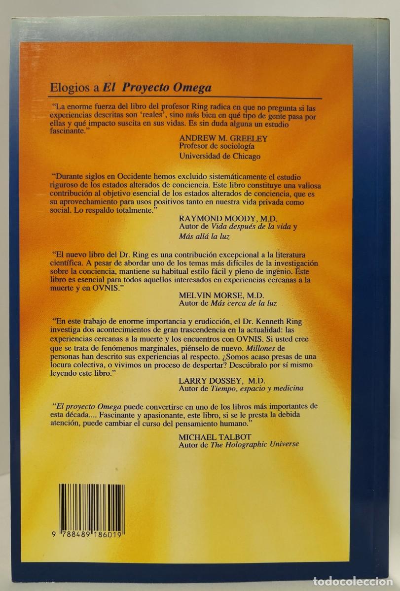 Libros: EL PROYECTO OMEGA - KENNETH RING - Foto 3