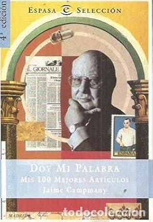 Libros: Doy Mi Palabra - Jaime Campany - Foto 1