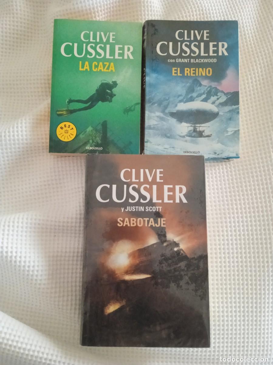 Libros: 4 novelas de Clive Cussler - Foto 1