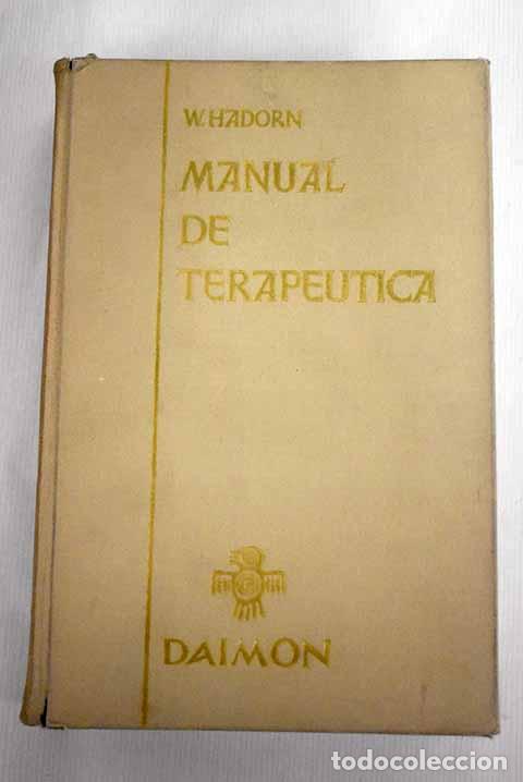 Libros: Manual de terap&eacute;utica.- Hadorn, Walter - Foto 1