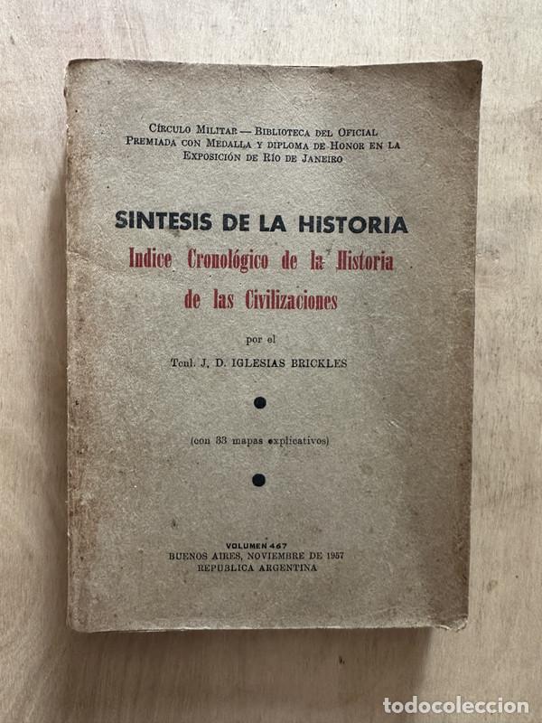 Libros: Sintesis de la Historia - Iglesias Brickles Tcnl. J. D. - Foto 1
